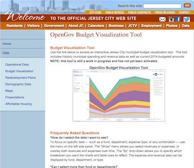 BudgetVis Screenshot